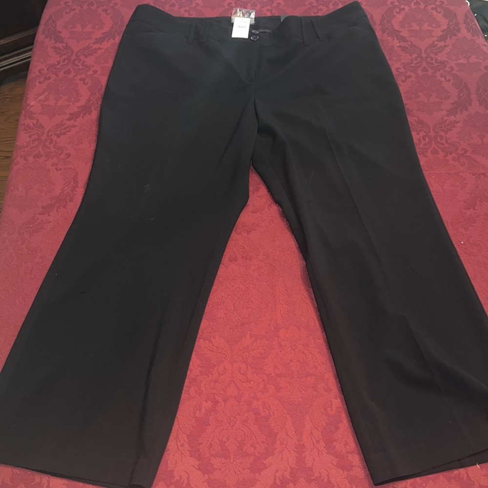 petite black classic trouser